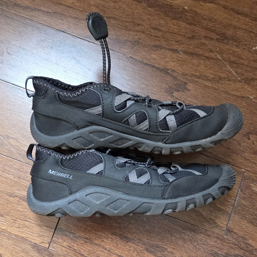 Merrell Hydro Cove Black Boys Water Sandals Size 2